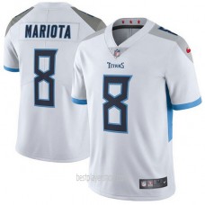 Youth Tennessee Titans #8 Marcus Mariota Game White Road Vapor Jersey Bestplayer